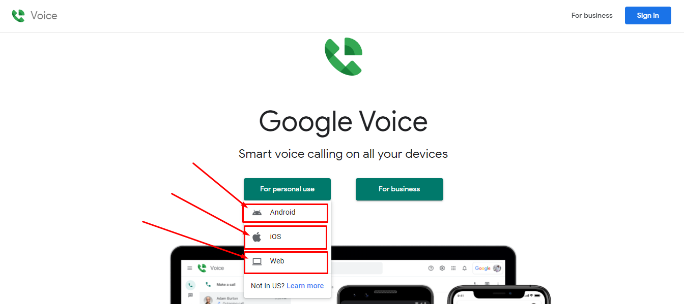 Voice номера. Buy Google Voice number.
